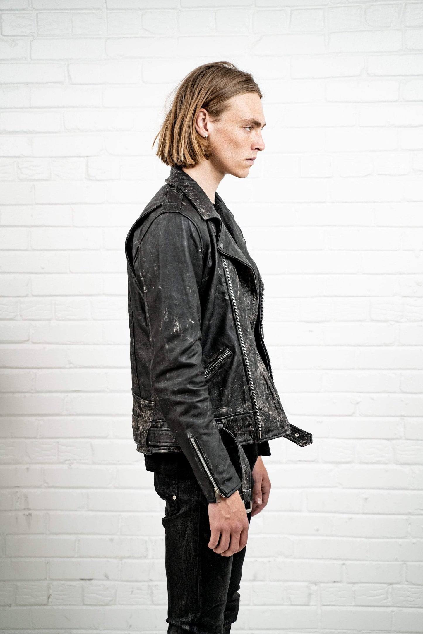 Kollar Clothing Road Rash Biker Jacket - Black