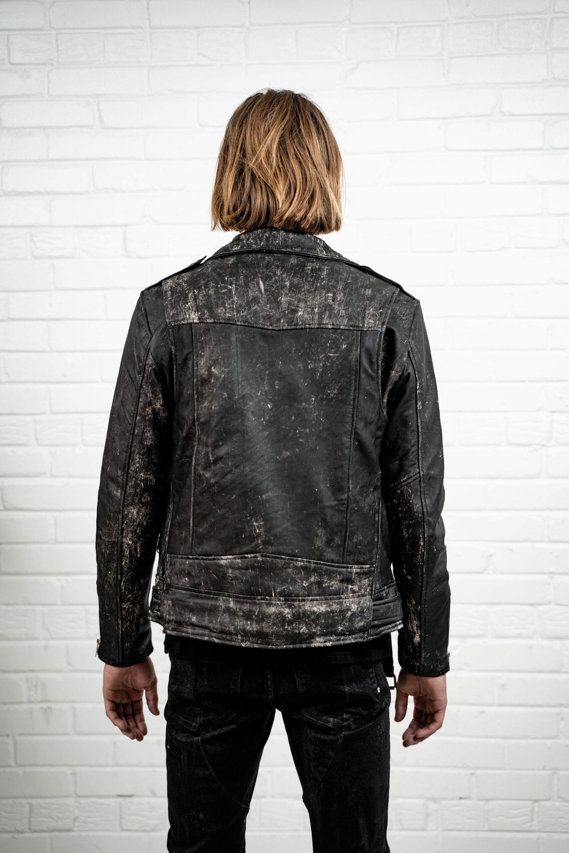Kollar Clothing Road Rash Biker Jacket - Black
