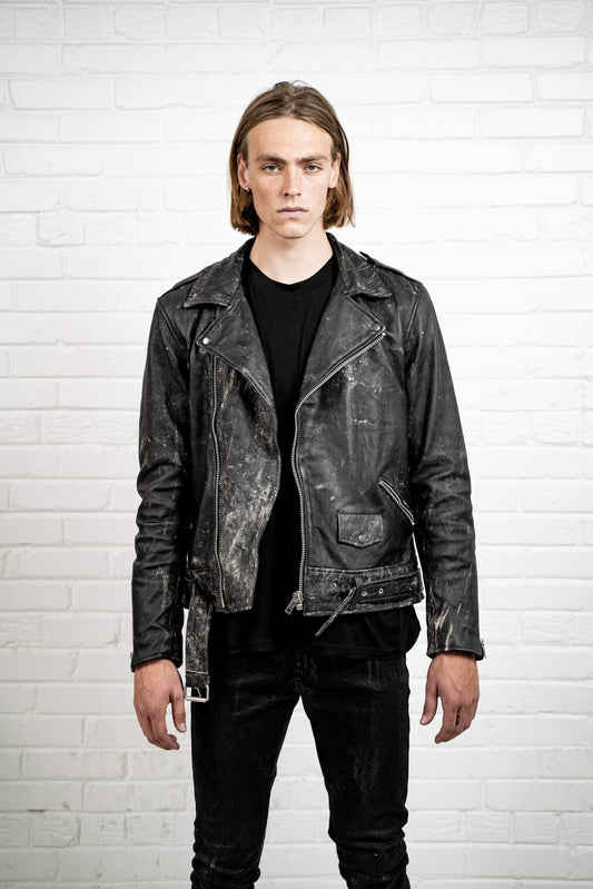 Kollar Clothing Road Rash Biker Jacket - Black