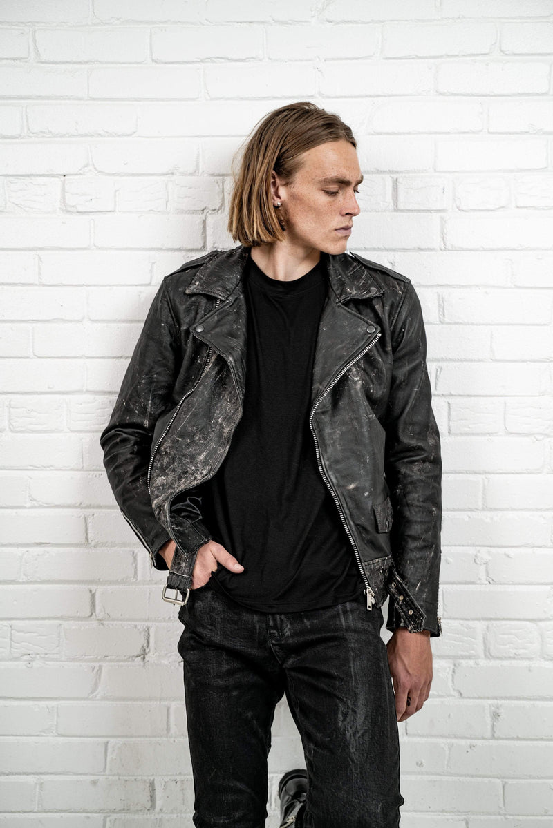 Kollar Clothing Road Rash Biker Jacket - Black