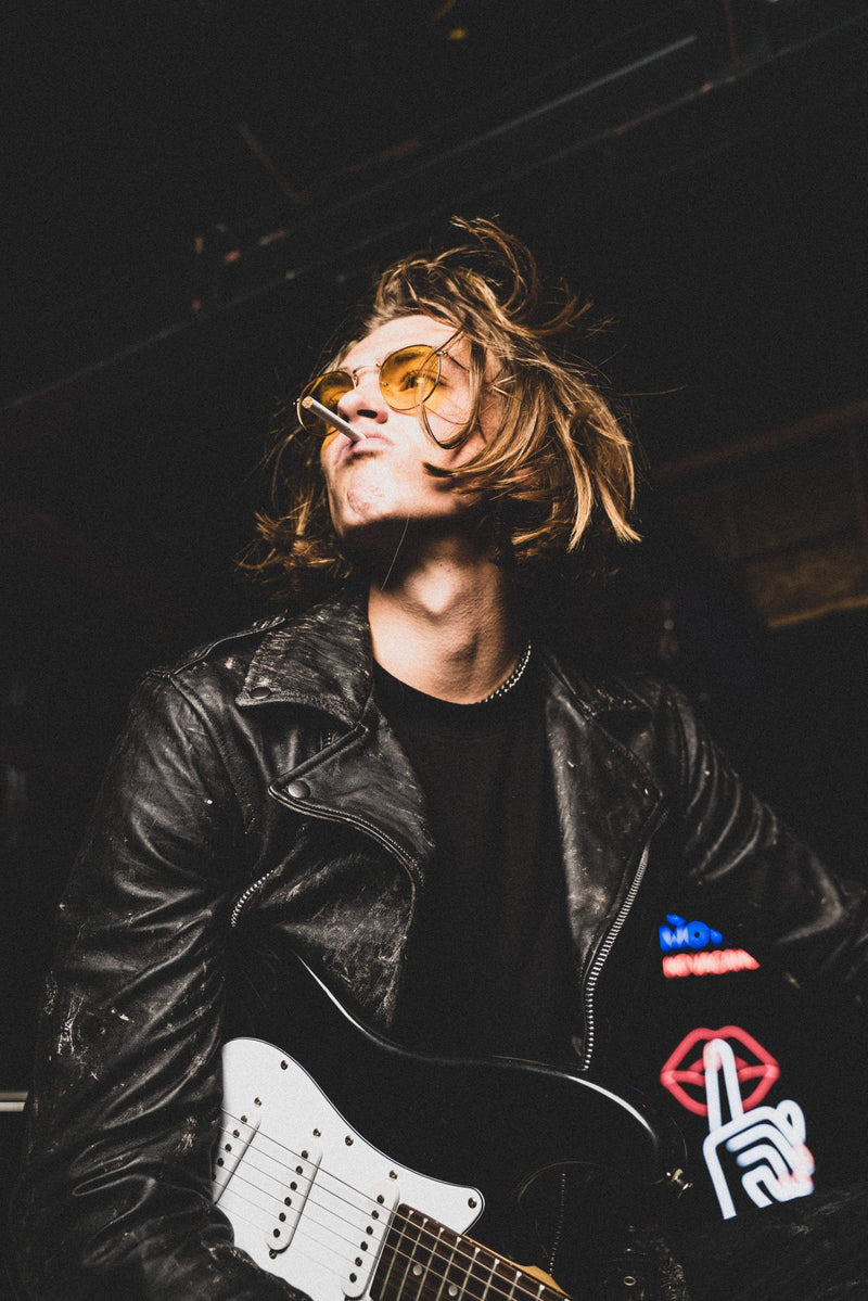 Kollar Clothing Road Rash Biker Jacket - Black