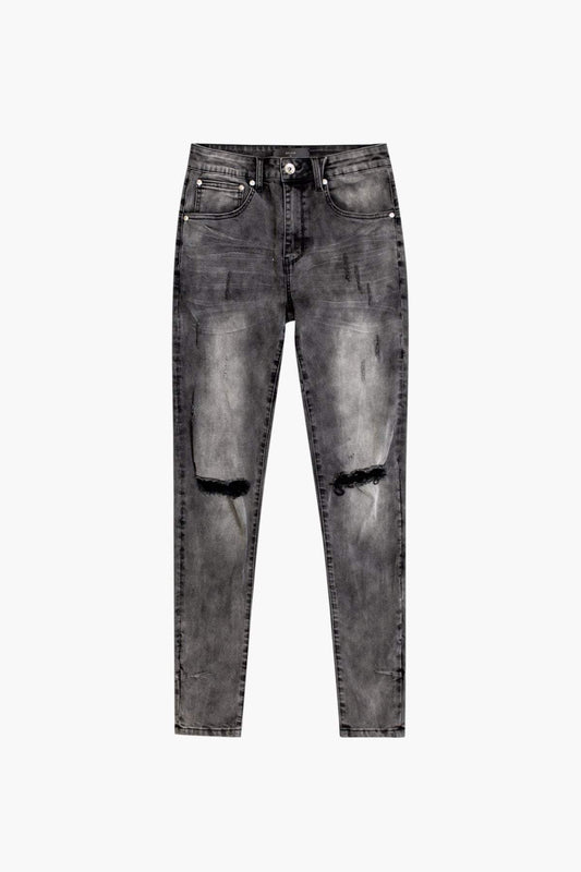 KY denim 203 Rockstars - Destroyed Essential Charcoal