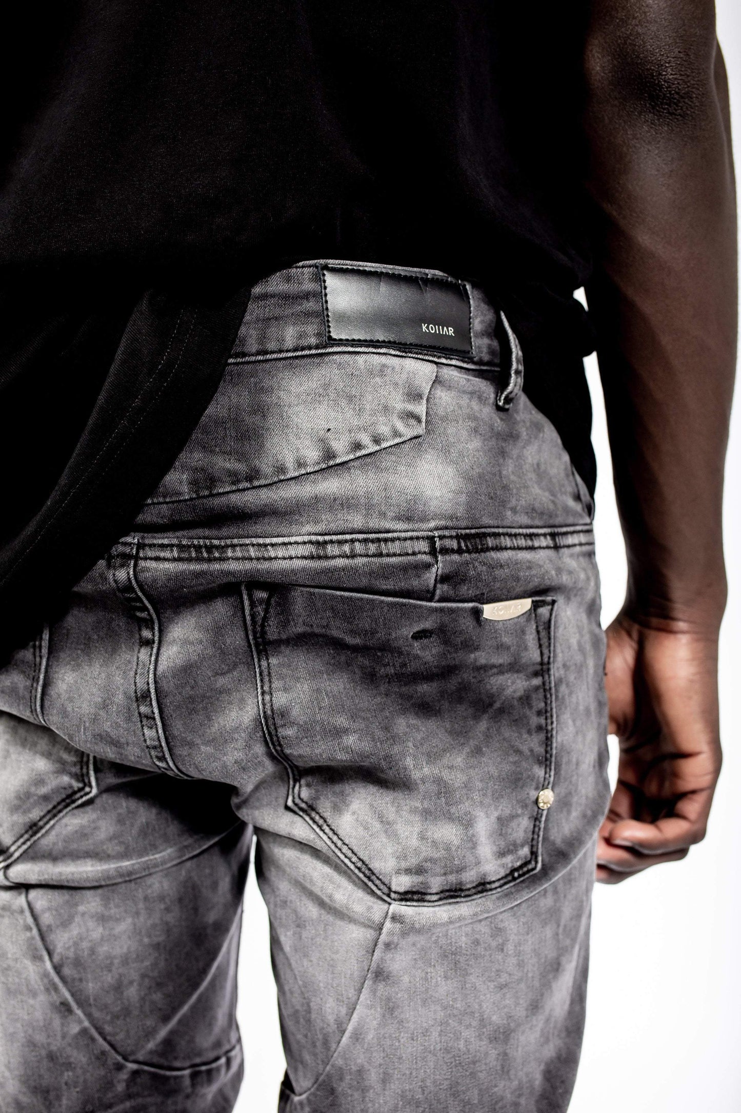 KY denim 203 Rockstars - Destroyed Essential Charcoal