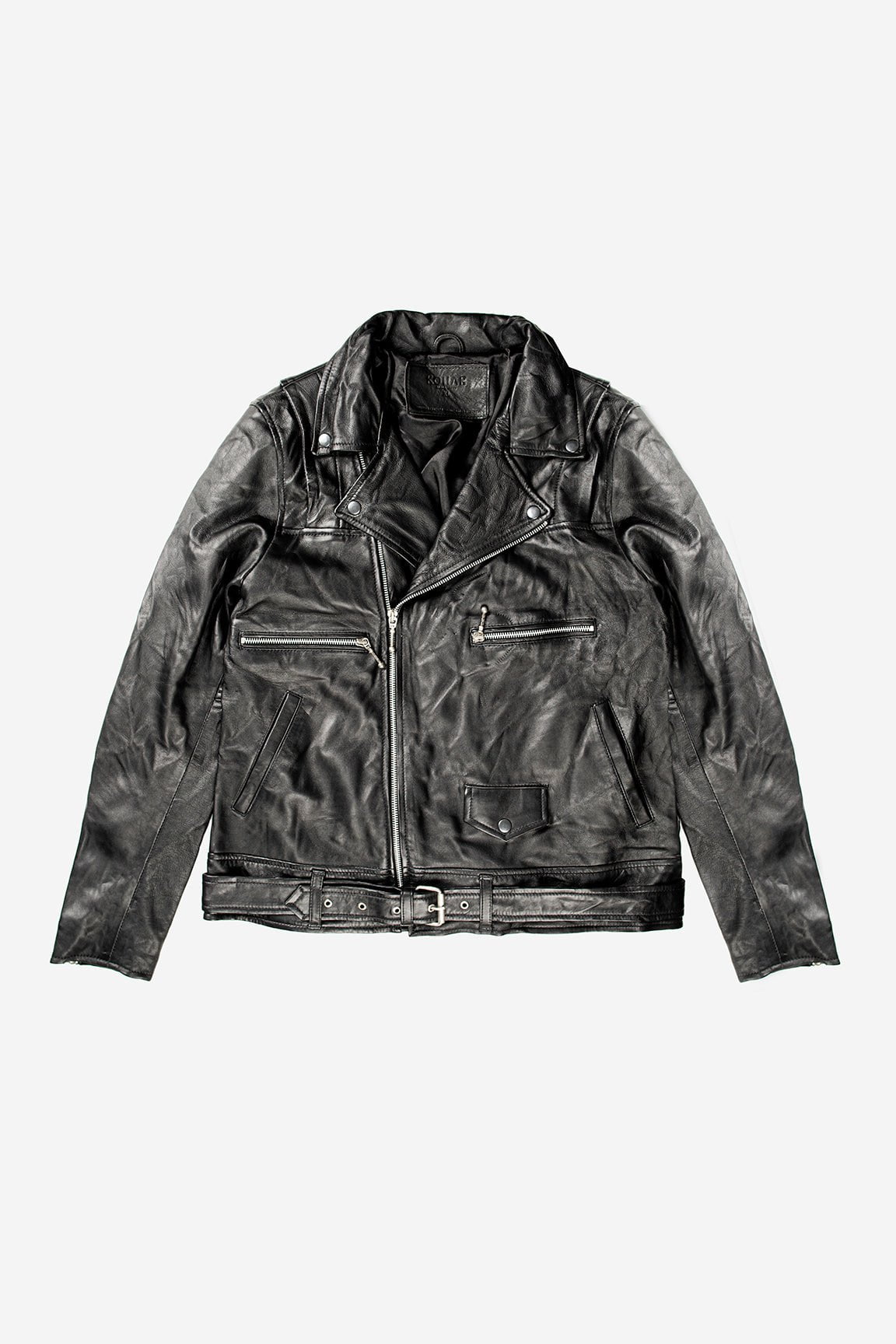 LB Classic Matte Biker Jacket V2 - Black