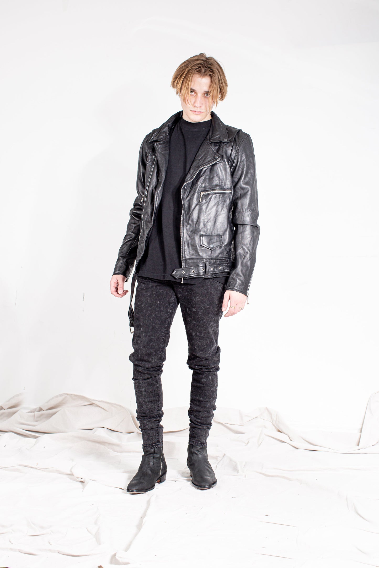 LB Classic Matte Biker Jacket V2 - Black