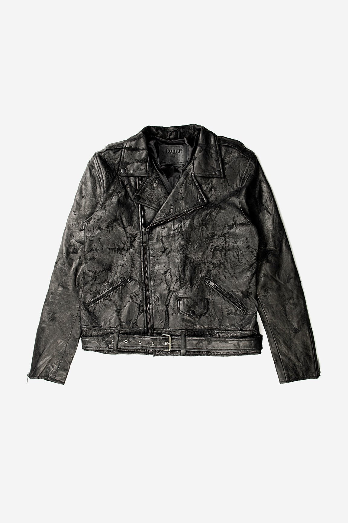 LB Distressed Biker Jacket - Black - description update needed