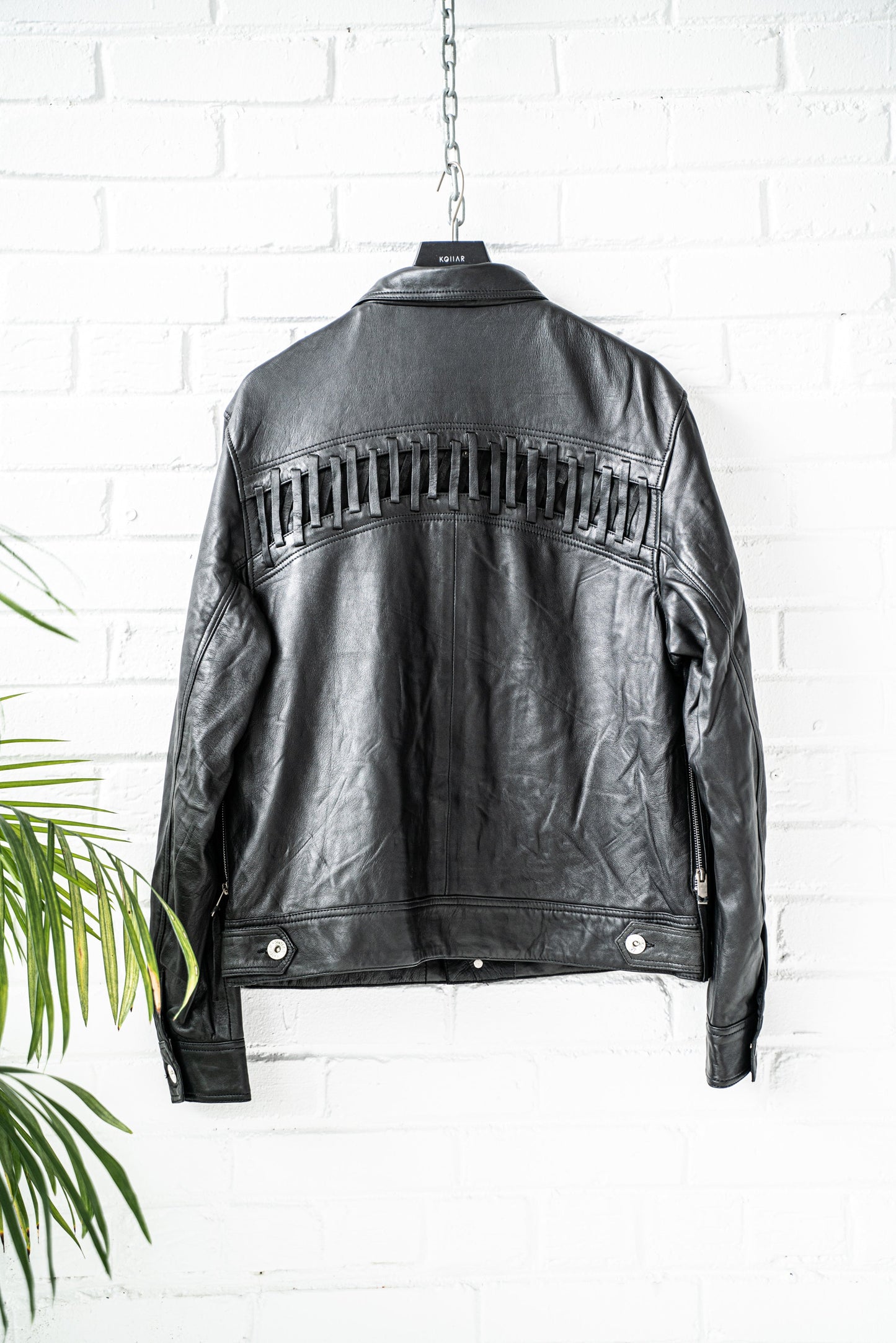 LB Two Tone Rider Jacket - Black