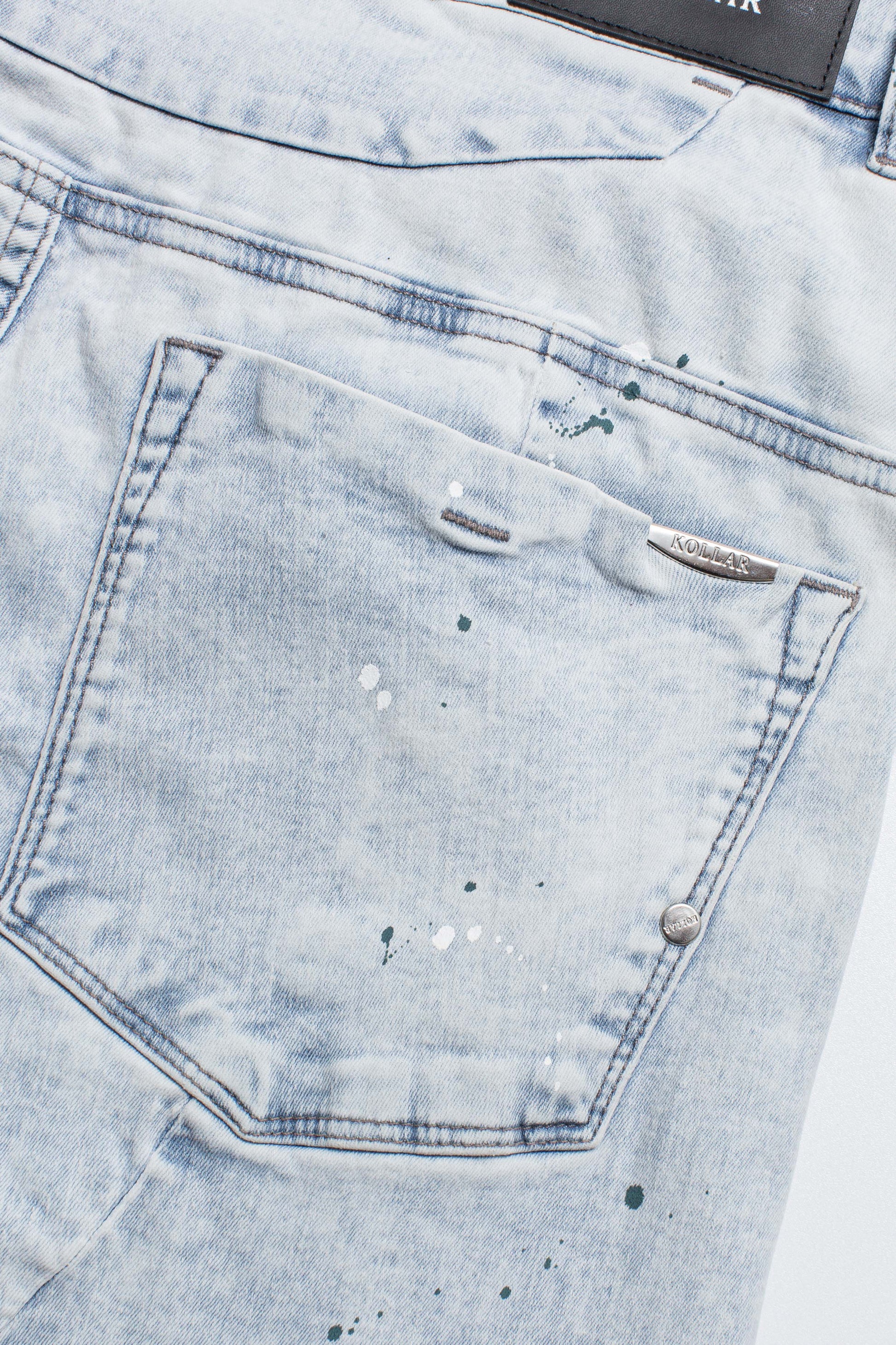 PL denim 203 Skinny - Destroyed Hazey Blue