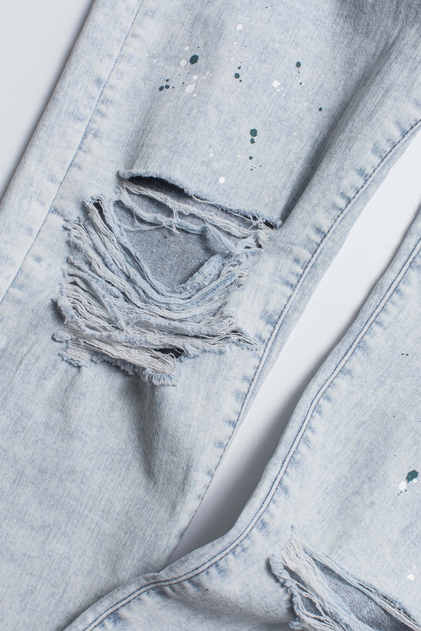 PL denim 203 Skinny - Destroyed Hazey Blue