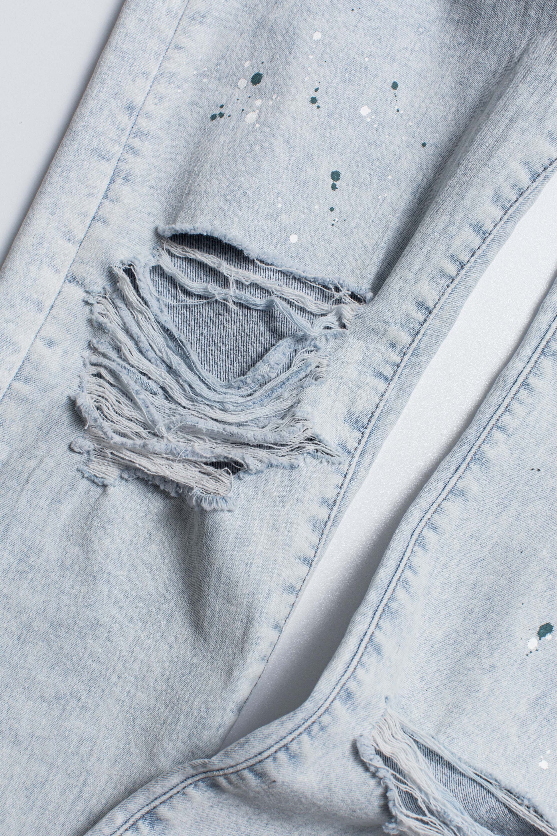 PL denim 203 Skinny - Destroyed Hazey Blue