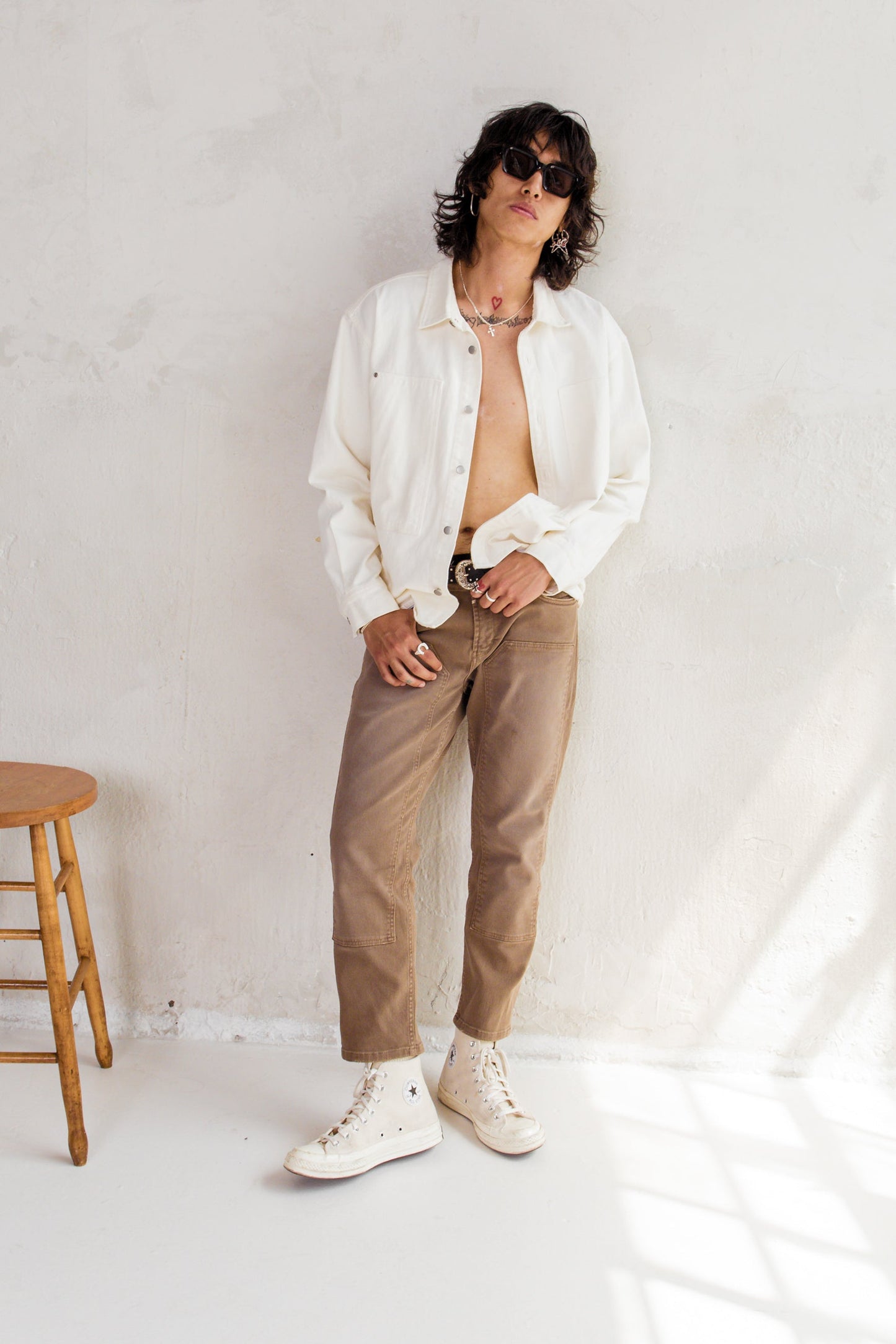 PL denim 701 Straight Crop - Burnt Olive