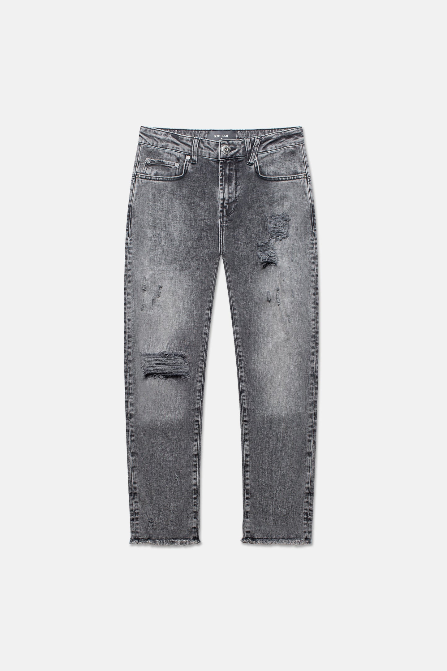 PL denim 701 Straight Crop - Washed Paisley Grey