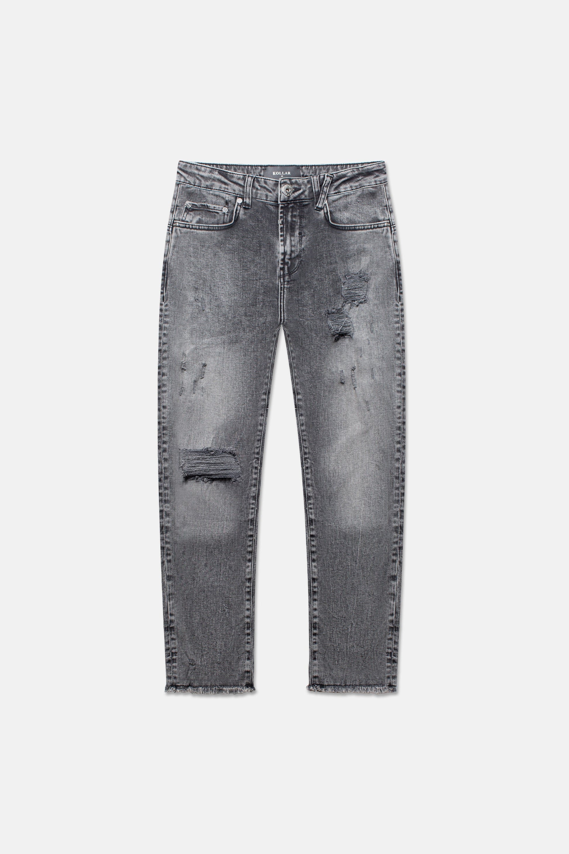 PL denim 701 Straight Crop - Washed Paisley Grey