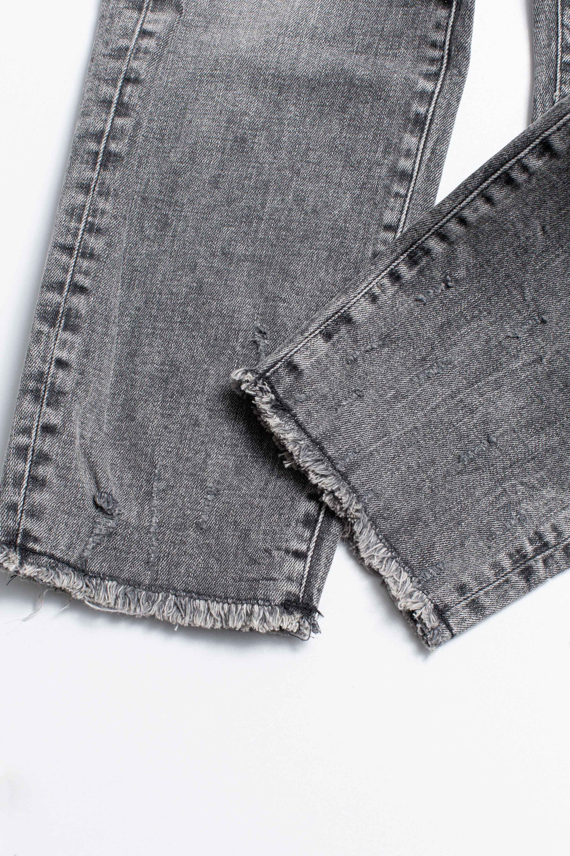 PL denim 701 Straight Crop - Washed Paisley Grey