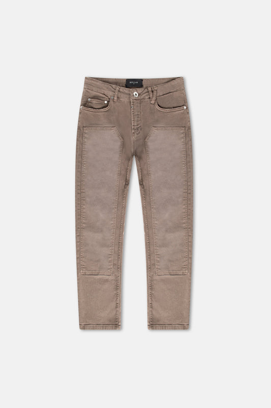 PL denim Workman Cropped Denim - Burnt Olive