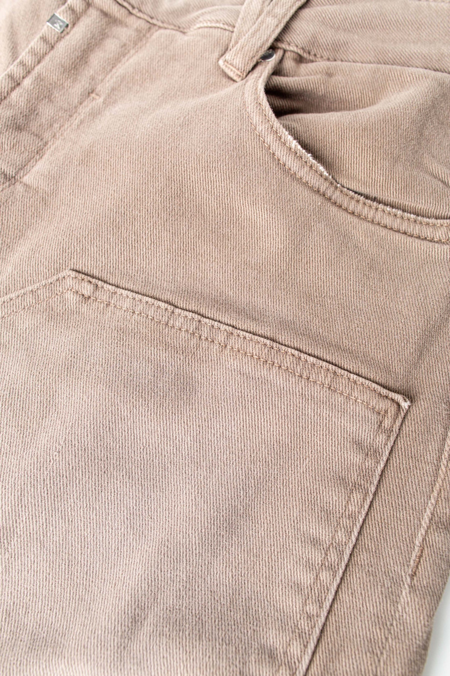 PL denim Workman Cropped Denim - Burnt Olive