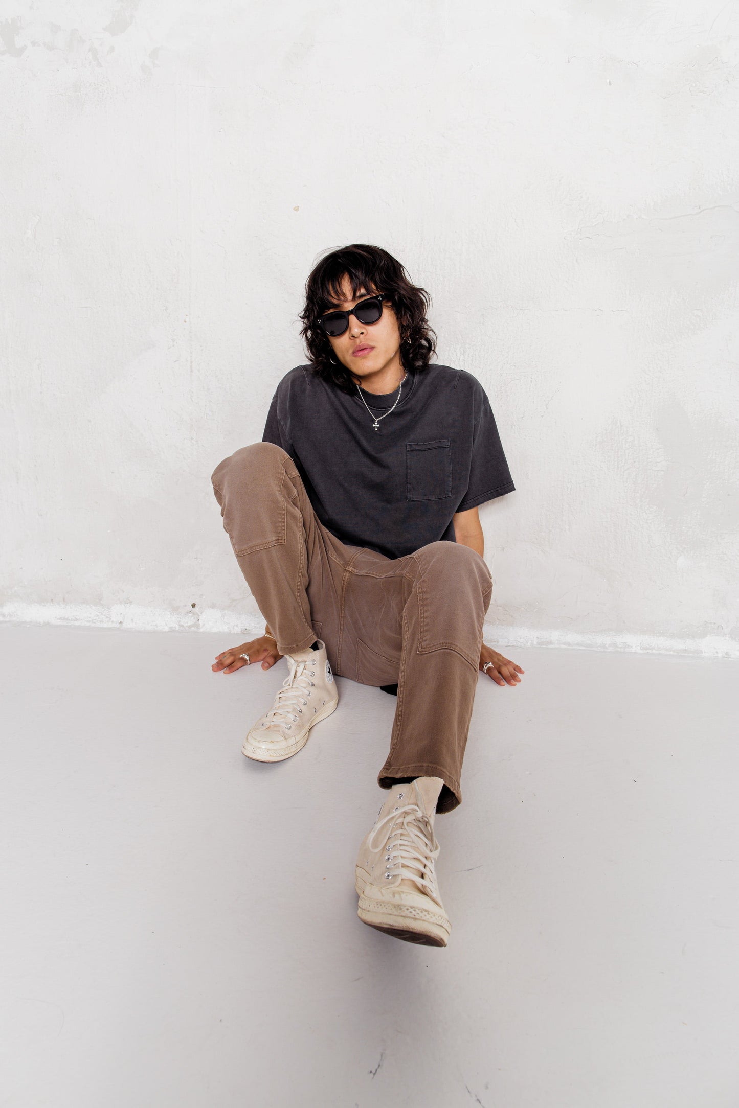 PL denim Workman Cropped Denim - Burnt Olive