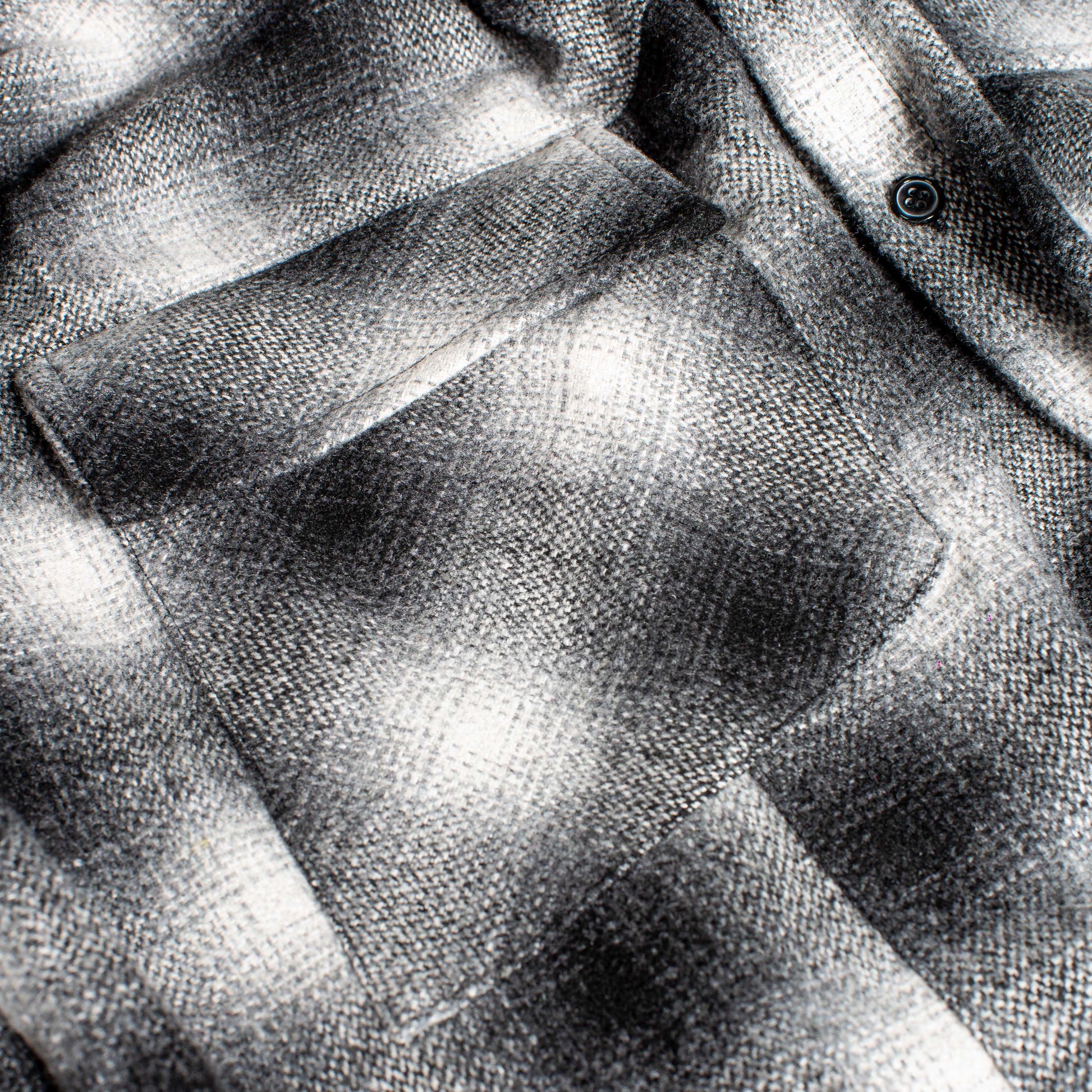 VE flannel Classic Flannel Shirt - Black/Charcoal