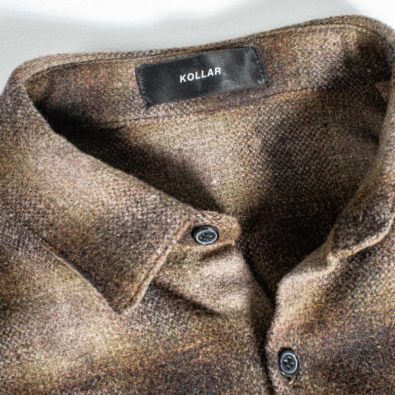 VE flannel Classic Flannel Shirt - Brown