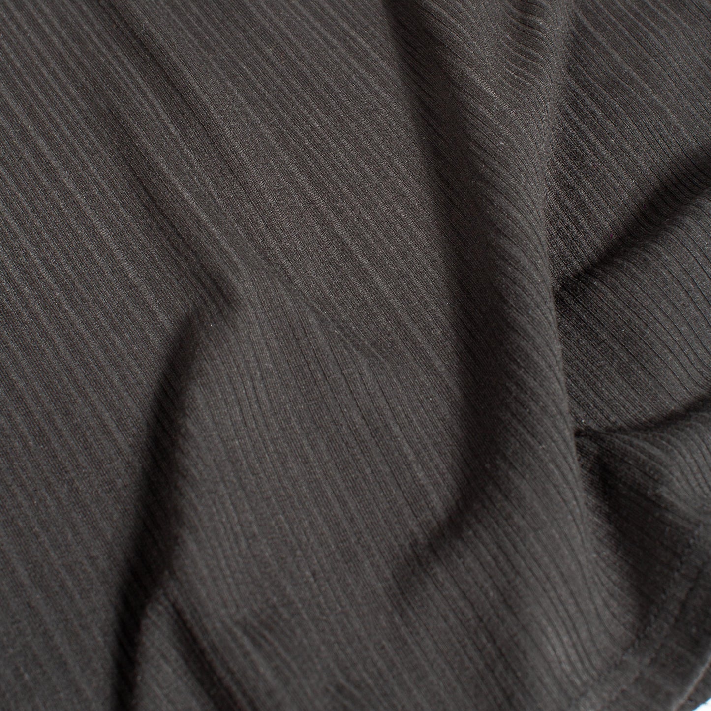 VE Ribbed Tee - Black