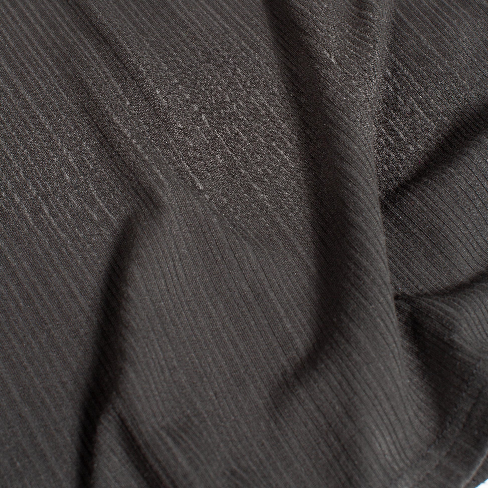 VE Ribbed Tee - Black