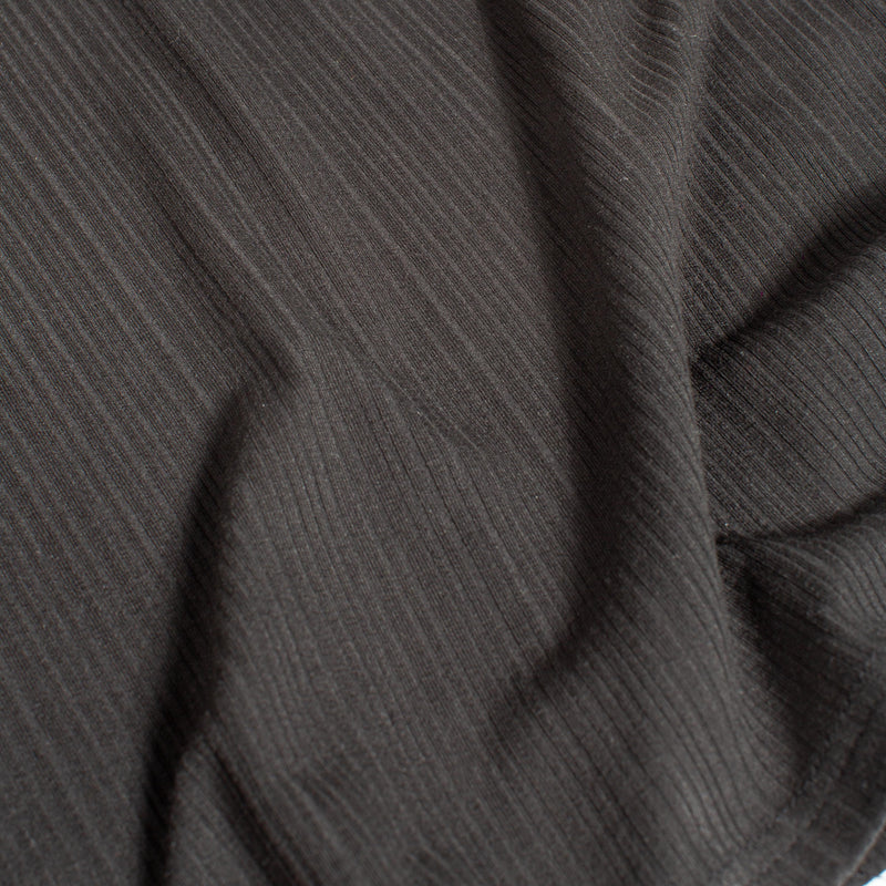 VE Ribbed Tee - Black