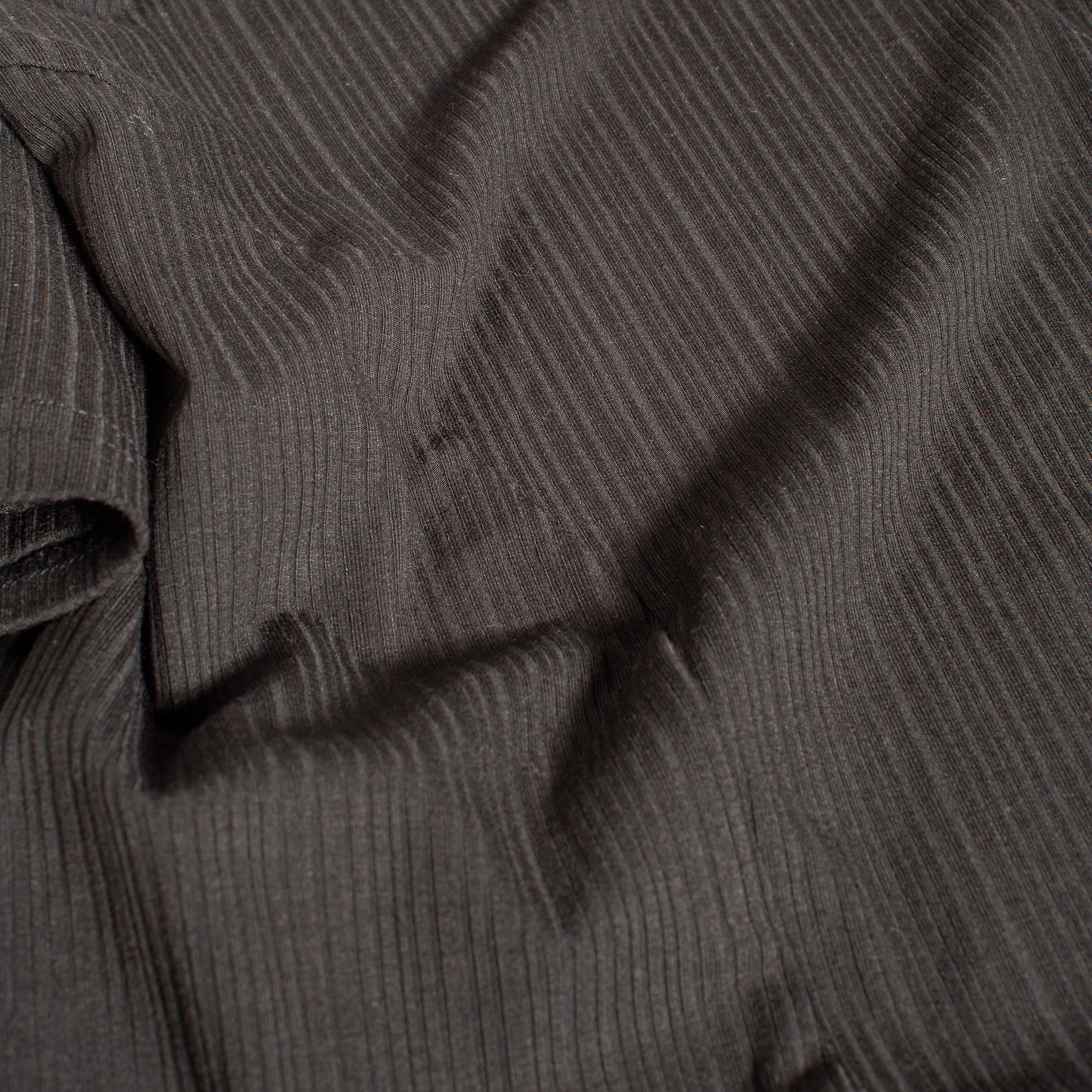 VE Ribbed Tee - Black
