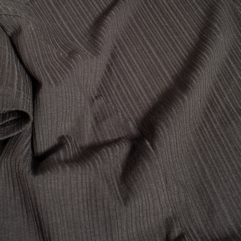 VE Ribbed Tee - Black
