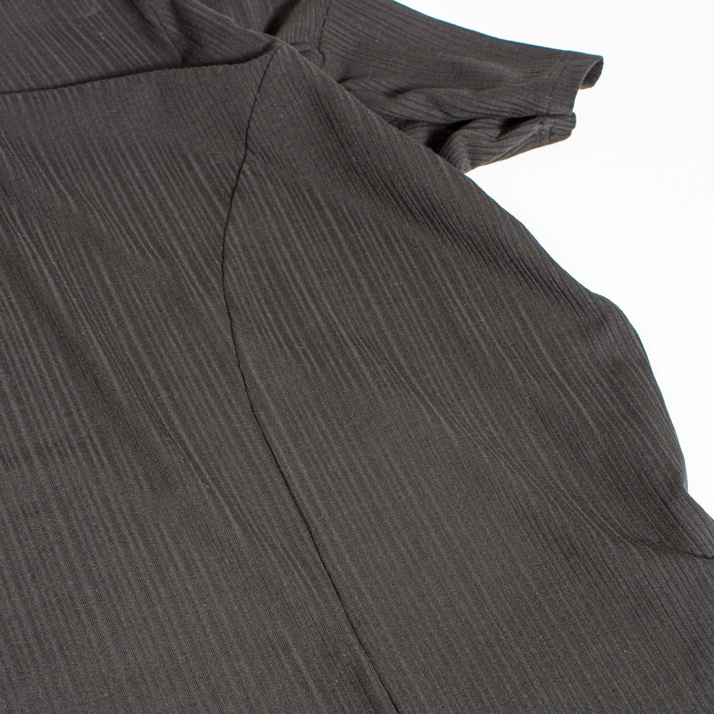 VE Ribbed Tee - Black