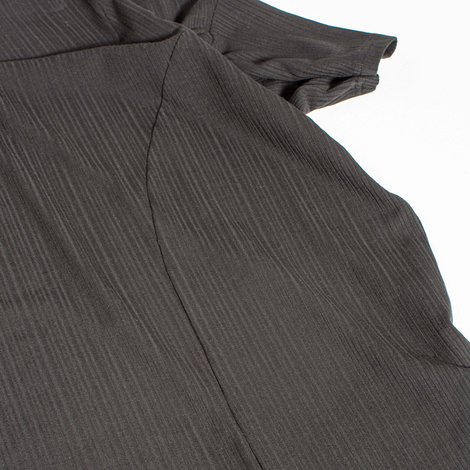 VE Ribbed Tee - Black