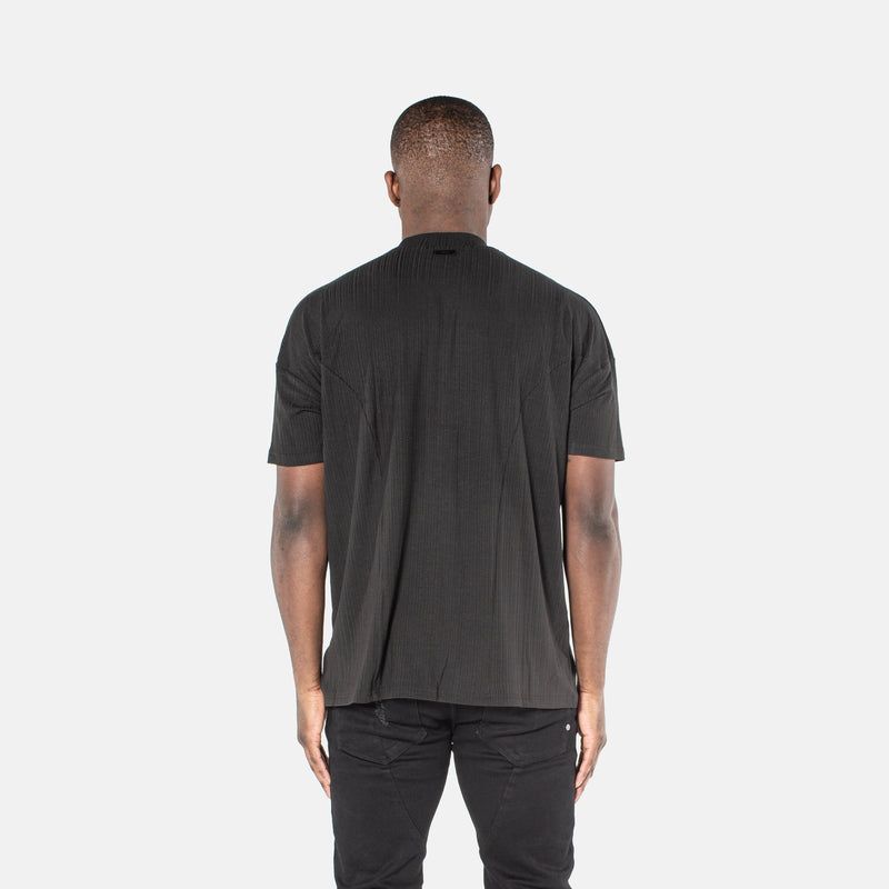 VE Ribbed Tee - Black