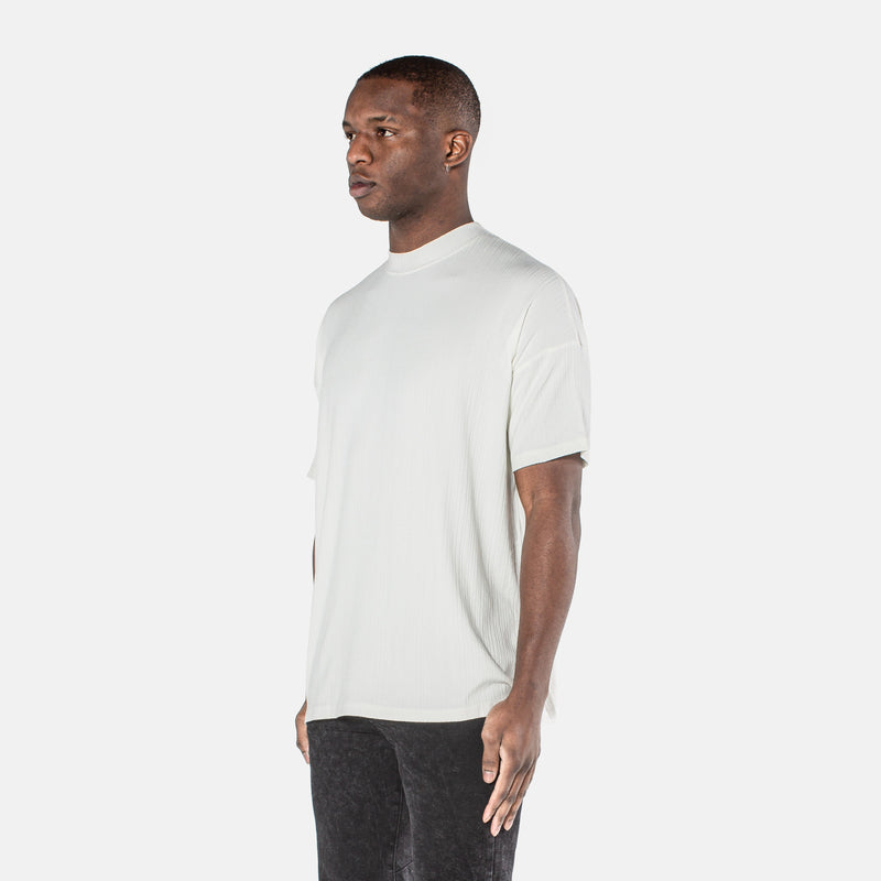 VE Ribbed Tee - White